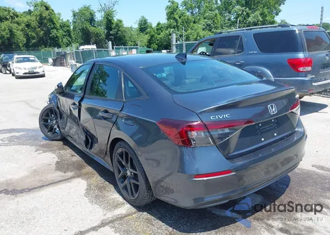 2025 Honda Civic Sport z USA, uszkodzony, nr VIN 2HGFE2F5XSH584966